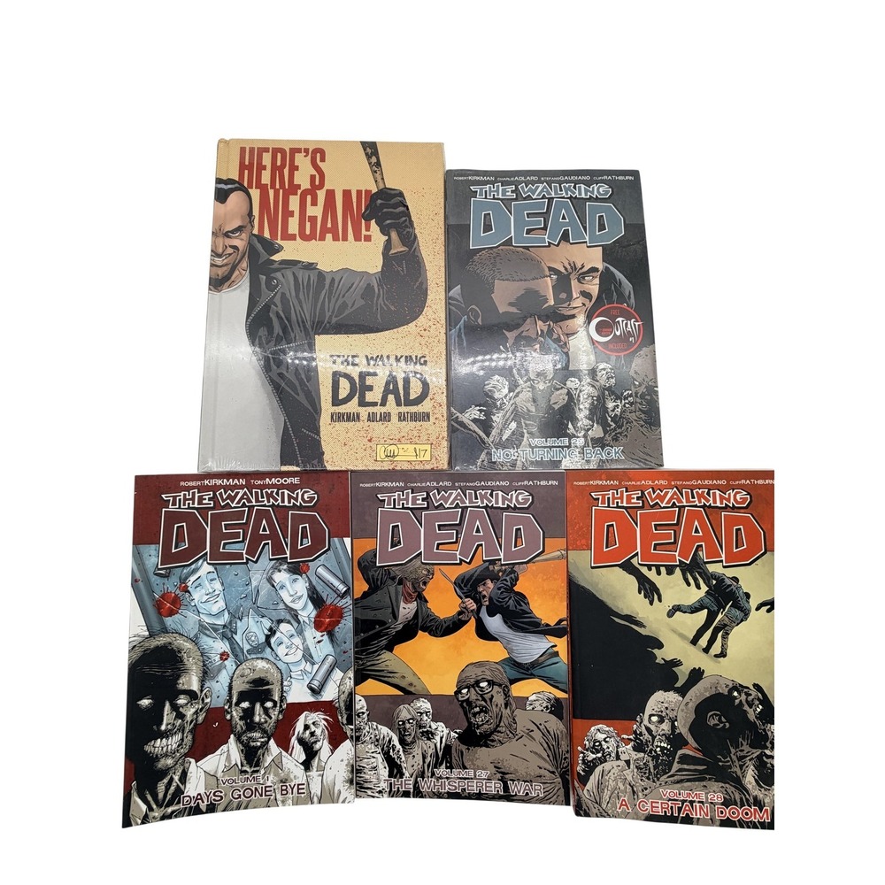 Image Comics Walking Dead Graphic Novel Lot Here's Negan Vol 1 25 27 28 TPB